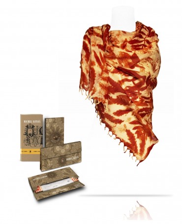 Палантин Женский W40-FOUGERE/ORANGE